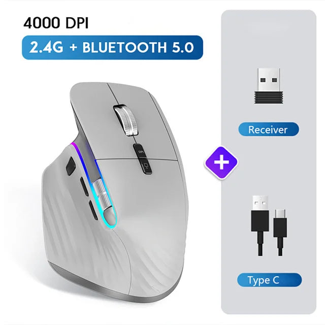 RGB Wireless Ergonomic Mouse