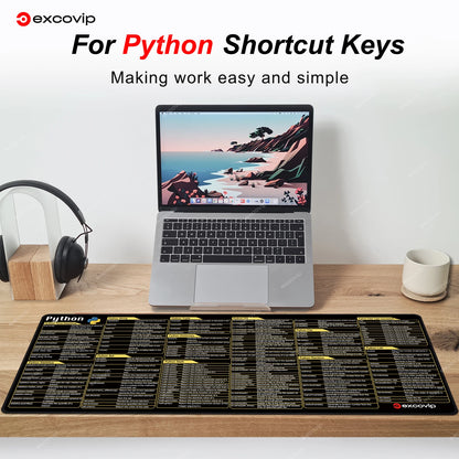 Python Programming Shortcut Desk Mat