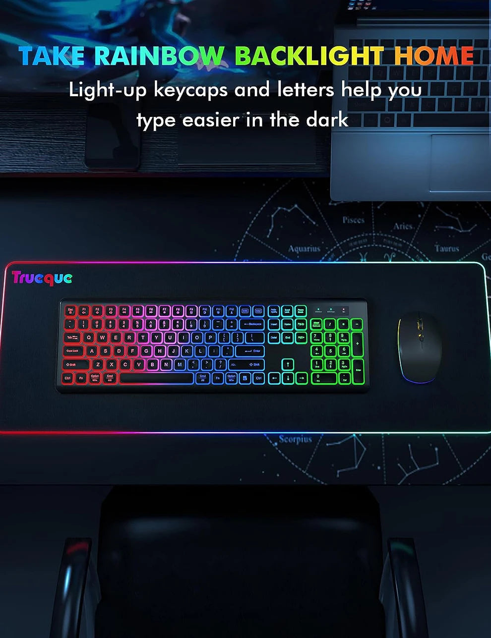 RGB Wireless Keyboard & Mouse