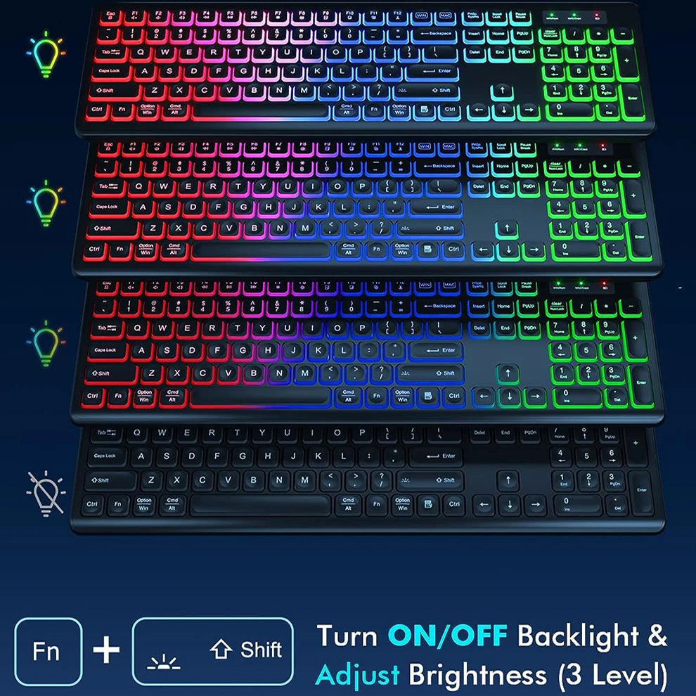 RGB Wireless Keyboard & Mouse